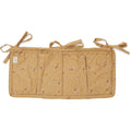 Flower Bouquet Dijon Storage Pockets for Cot  Organic Cotton 34x17cm Konges Slojd