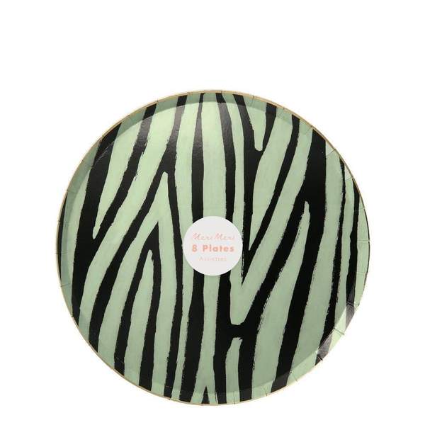 Safari Animal Print Side Plates (x8)