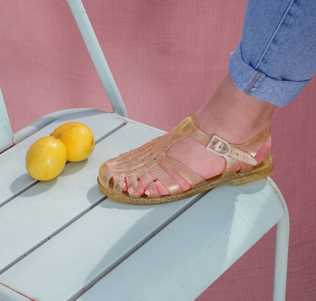 Παπούτσια θαλάσσης Sun -Gold paillete 31-33 νούμερο Meduse