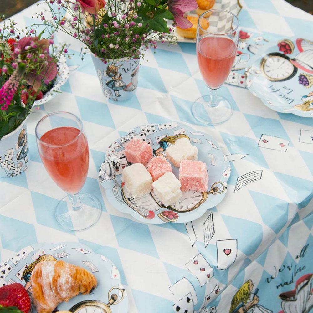 Truly Alice party tablecloth 180 x 120 cm