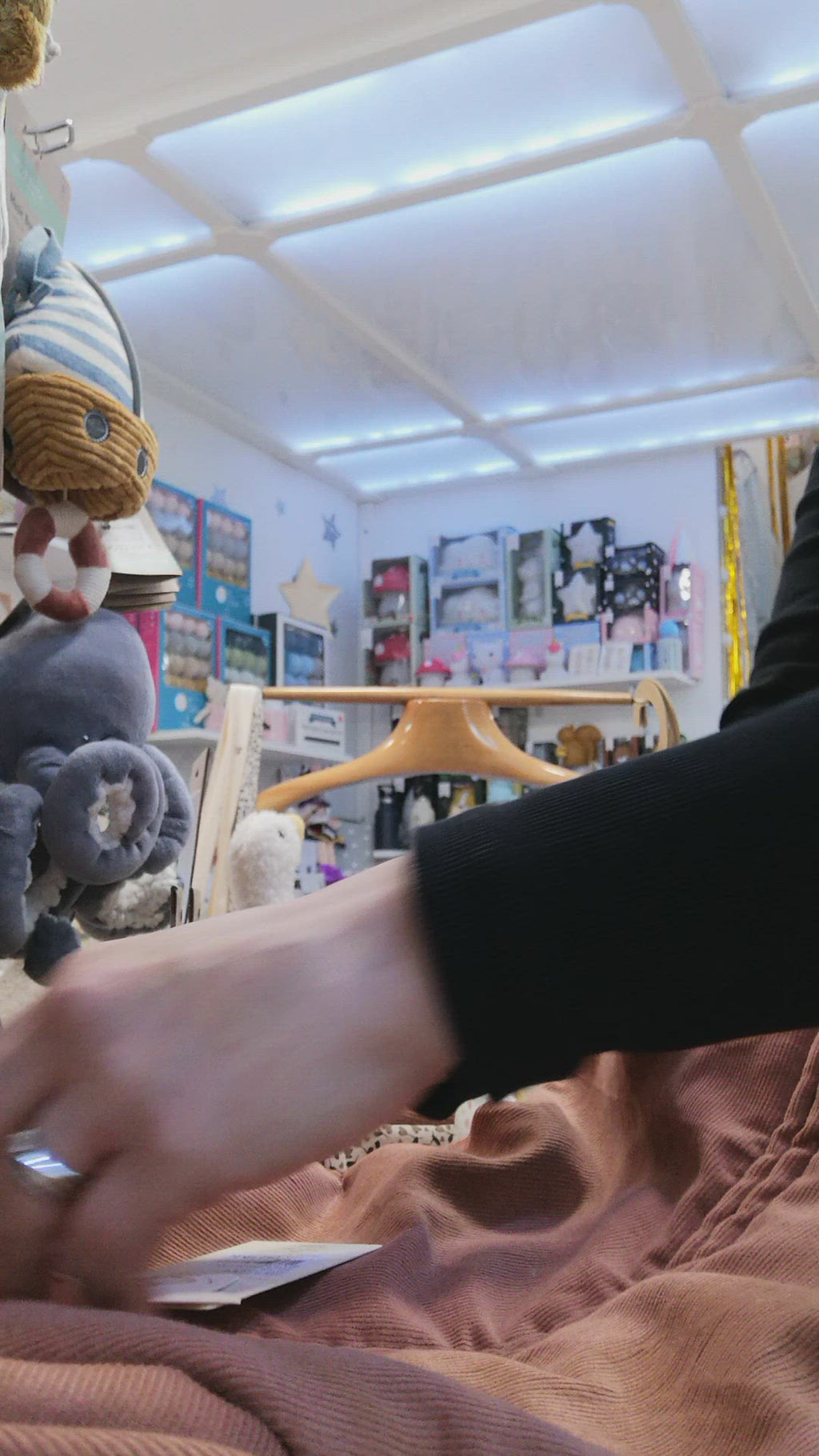 Organic Cotton curduroy Baby Teddy - 12M-3Y Apple Butter Konges Slojd