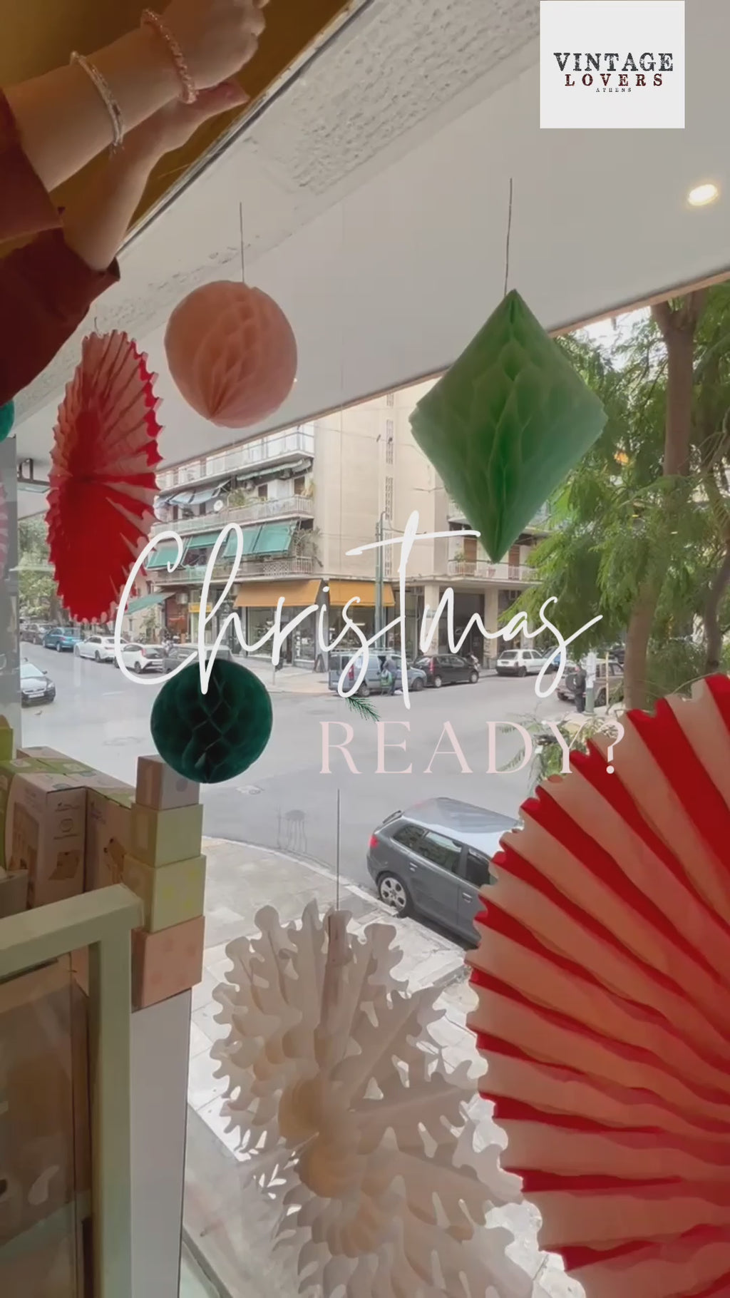 Meri Meri Σετ Διακόσμησης Christmas Honeycomb