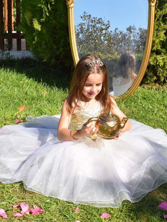 Little Gems Children's Gold Princess Costume 3-10 years