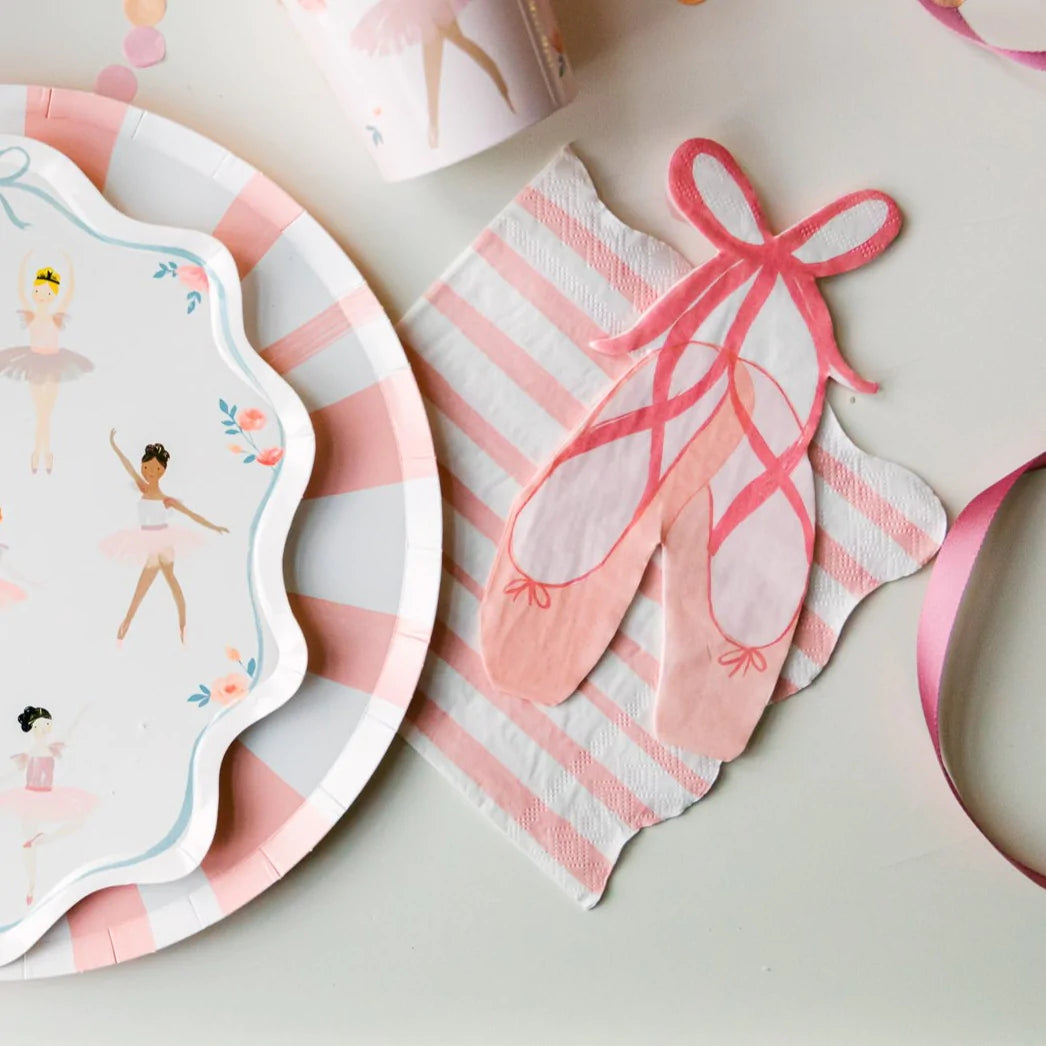 Meri Meri Ballerina paper Plates (x8)