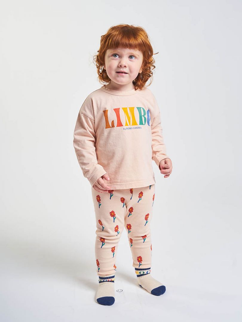 Bobo Choses Floral Baby Organic Cotton all over legging - 6 to 36 Months