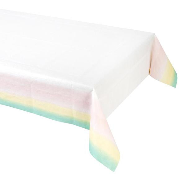 Paper Tablecloth Ombre-Unicorn shades 1.80 x 1.20m