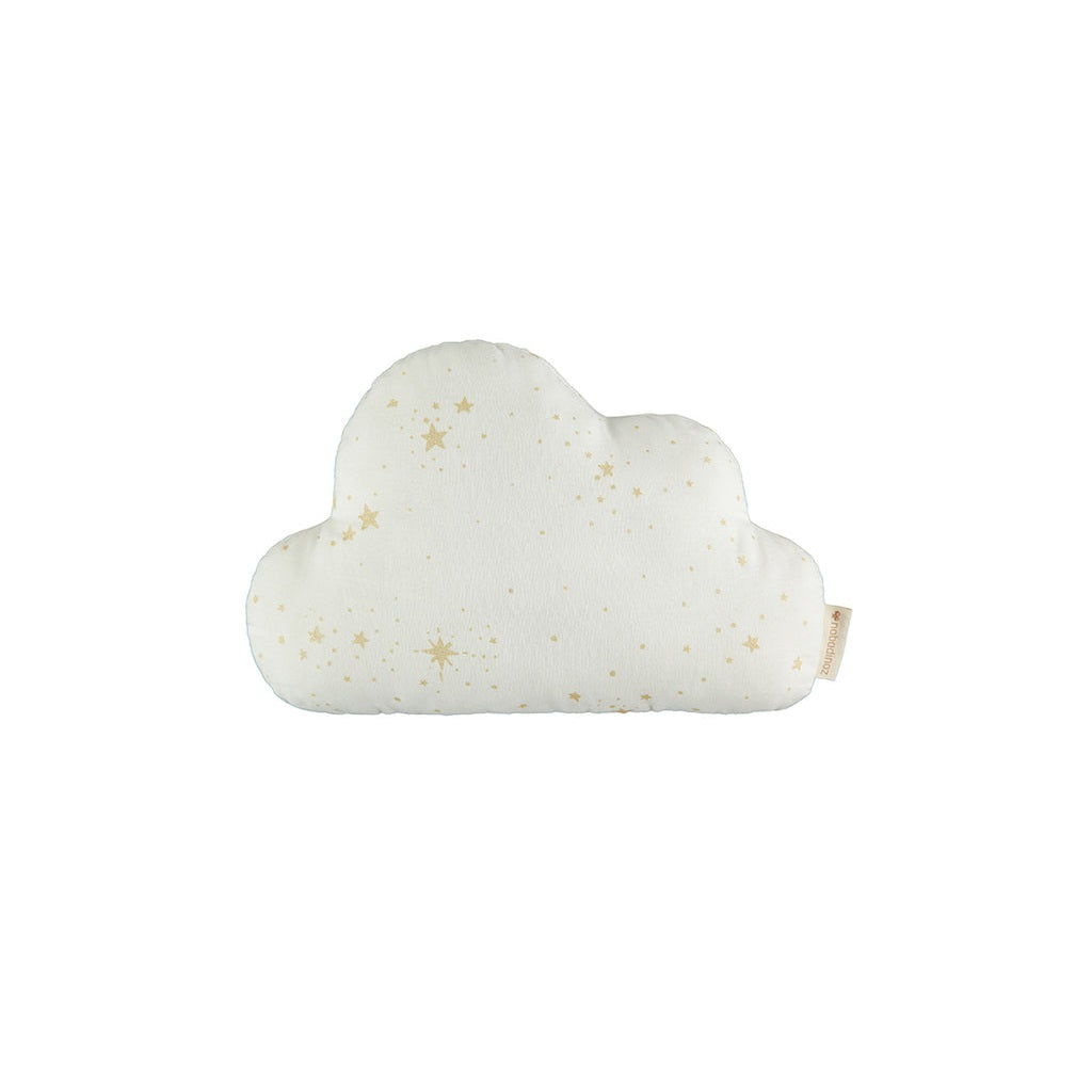 Cloud cushion gold stella white 38x24cm Nobodinoz