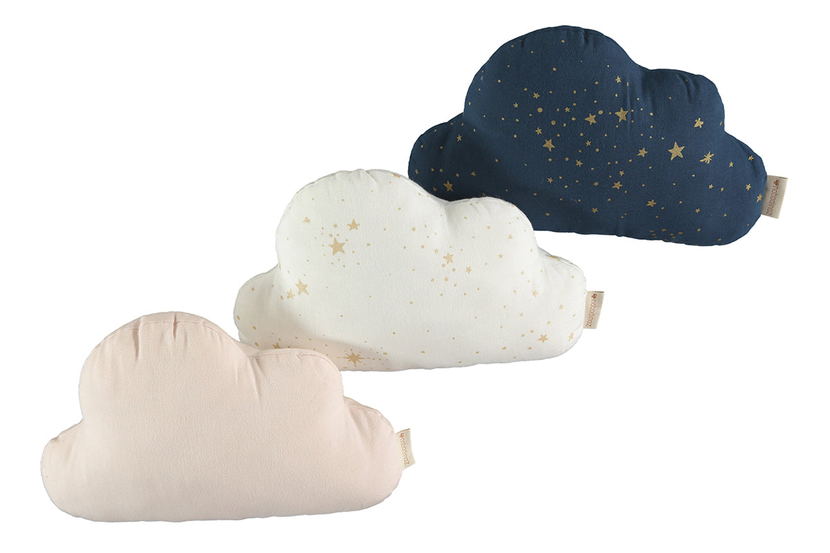 Cloud cushion gold stella white 38x24cm Nobodinoz