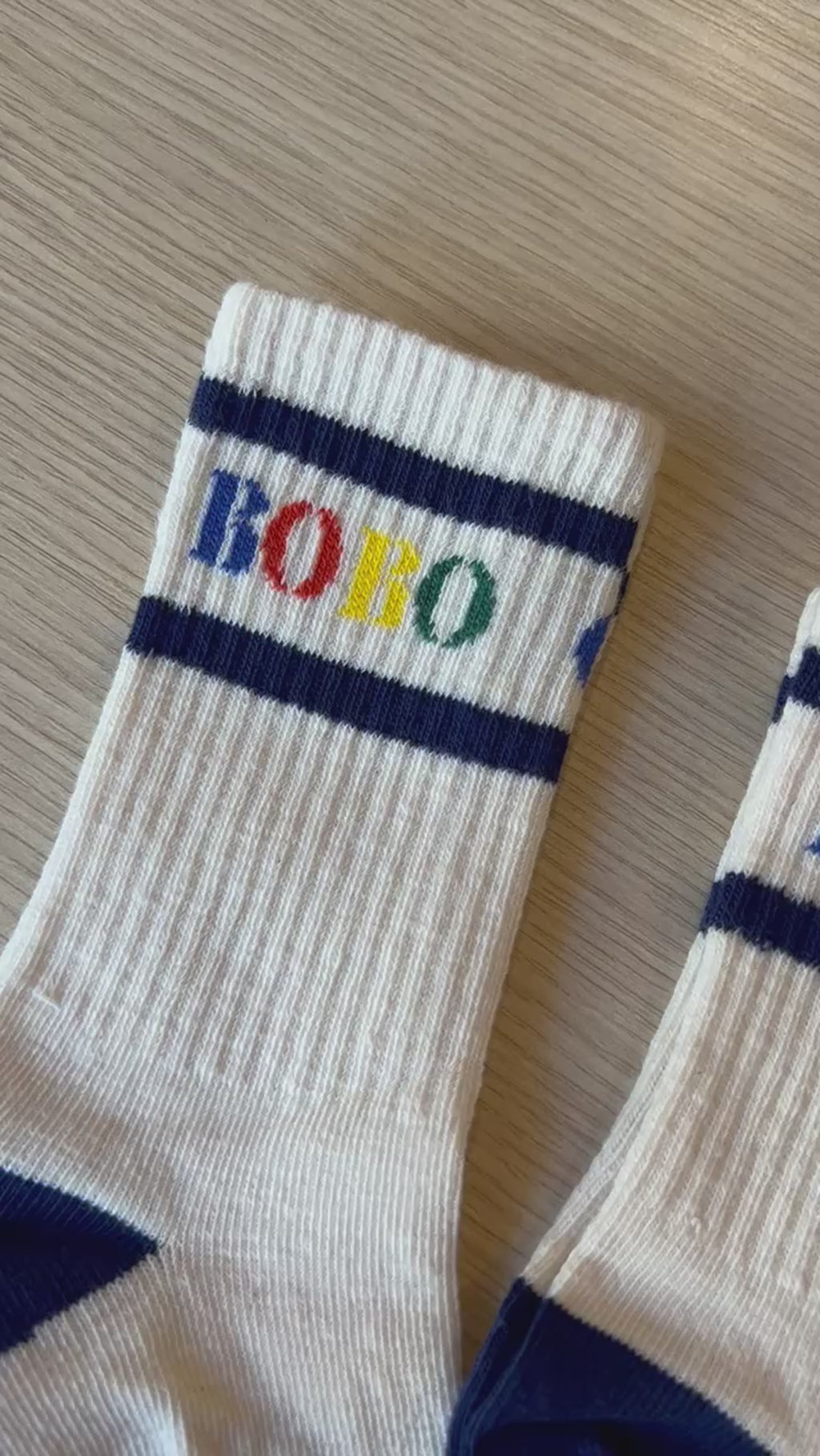 Bobo Choses white long socks for children size 23 to 37