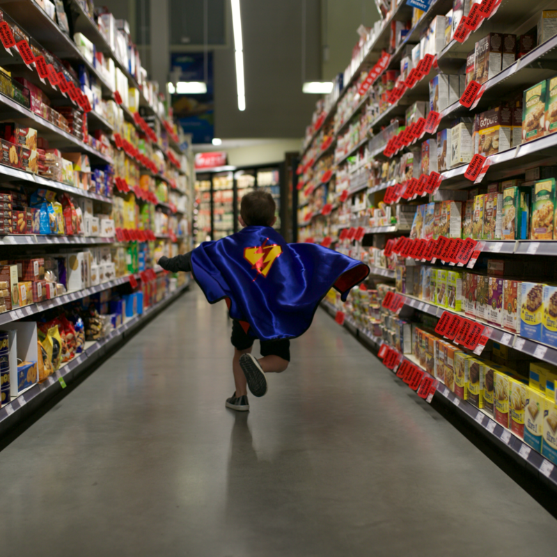 Κάπα διπλής όψης Flash-Spiderman-5-6 ετών