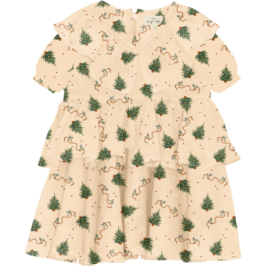 Konges Slojd Kid's Noelle frill dress 9M-10Y