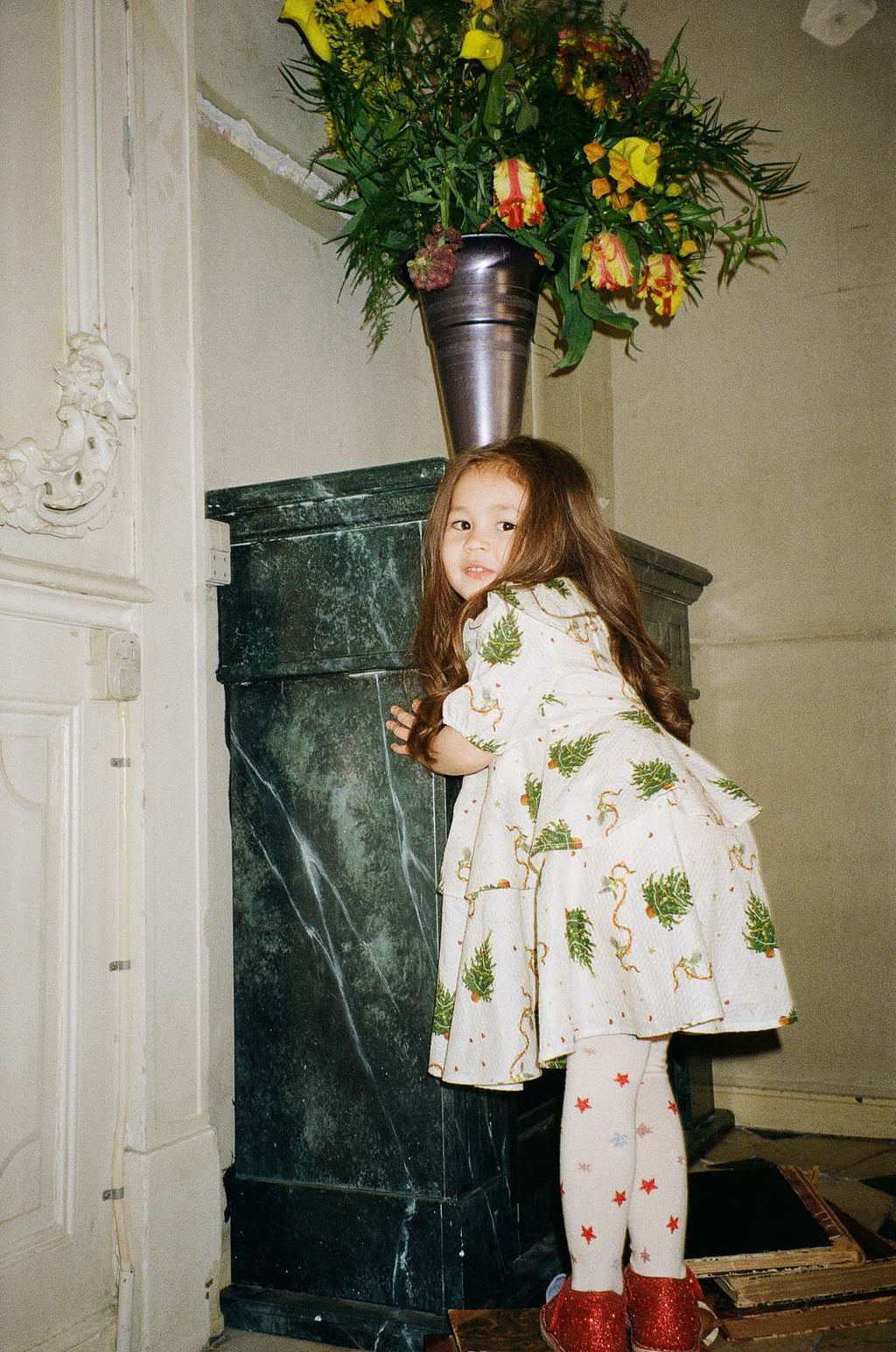 Konges Slojd Kid's Noelle frill dress 9M-10Y