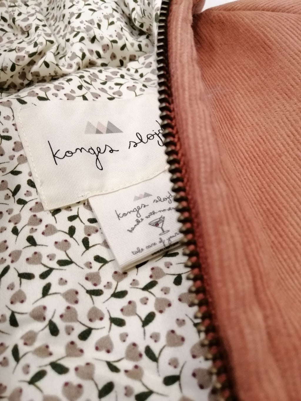 Organic Cotton curduroy Baby Teddy - 12M-3Y Apple Butter Konges Slojd