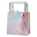 Iridescent foiled Unicorn paper bags 5pcs 26x15x9cm MW-104 Gingerray