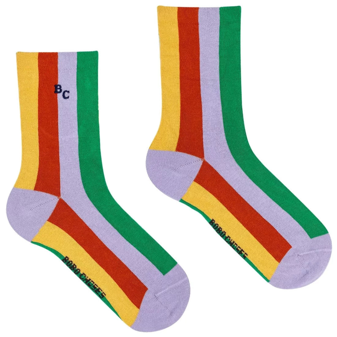 Kid's color stripes long socks-Bobo Choses-23-37