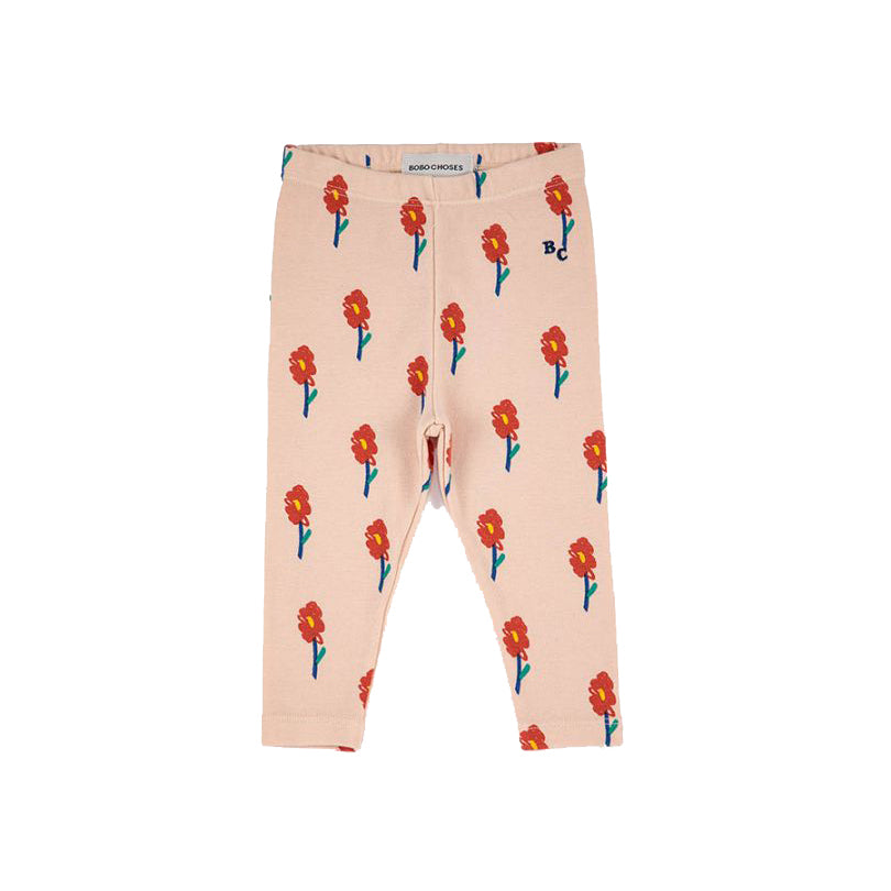 Bobo Choses Floral Baby Organic Cotton all over legging - 6 to 36 Months