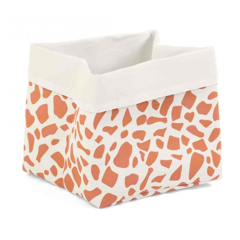Childhome - Storage Basket - 32x32x29 Cm - Canvas -  Ecru Giraffe