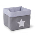 Childhome - Storage Basket - 32x32x29cm Grey Stripes
