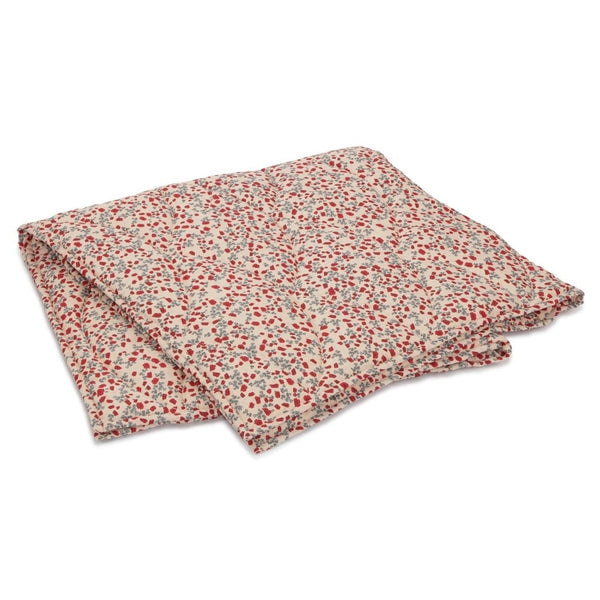 Organic cotton baby quilt 120x120cm Poppy Konges Slojd