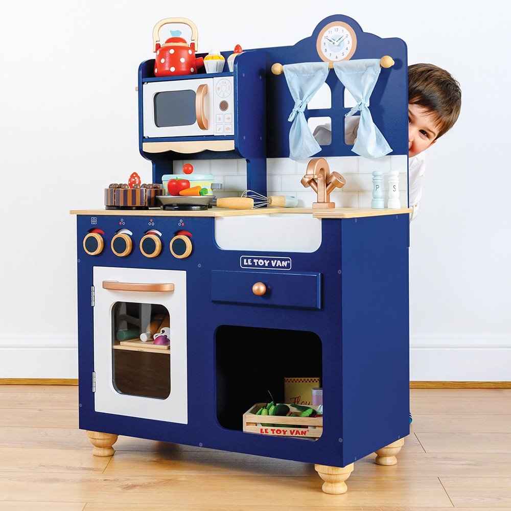 Wooden Children's Toy Kitchen-Oxford Kitchen-Le Toy Van-63x 35x90cm