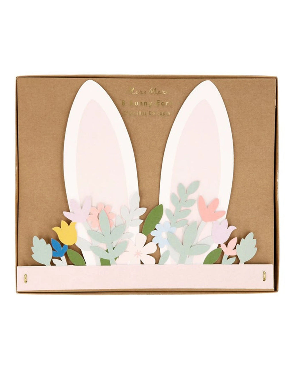Meri Meri paper hair accessories Bunny Ears - 8 pcs