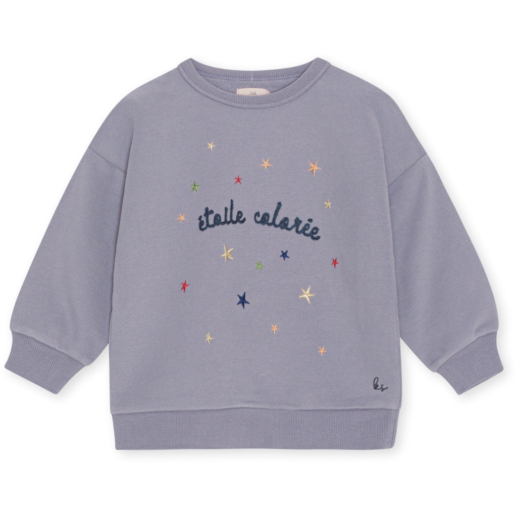 Kid's sweatshirt with embroidery details  Etoile coloree Quicksilver Konges Slojd 9m-10y
