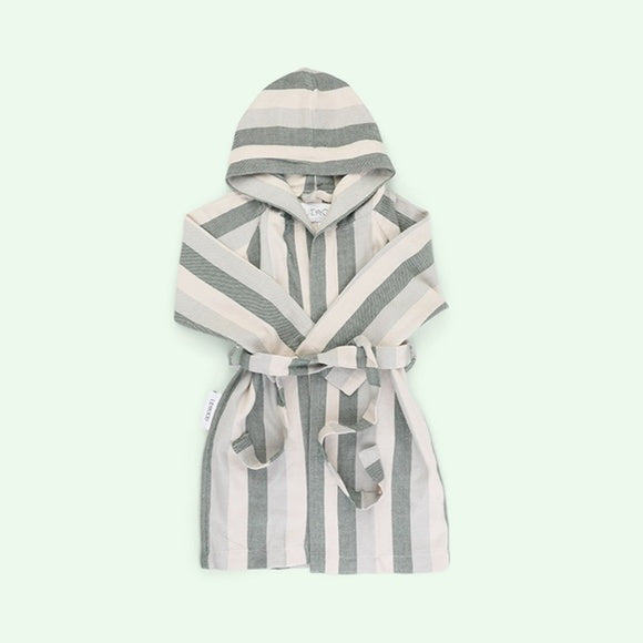 Παιδικό βαμβακερό μπουρνούζι Garden Green 3-6 χρονών Liewwod