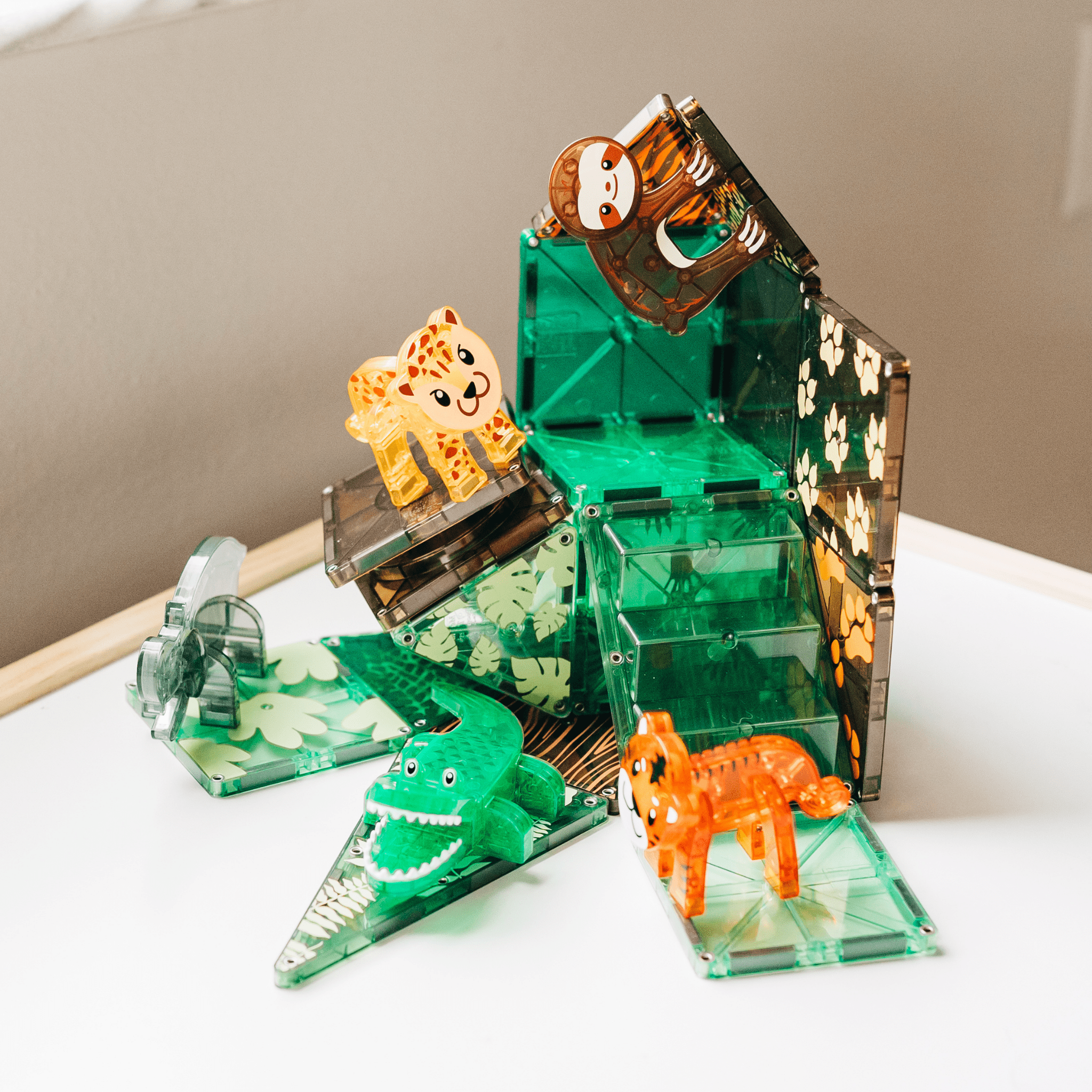 Μαγνητικά Πλακίδια Magna-Tiles Jungle Animals 25τμχ 21225