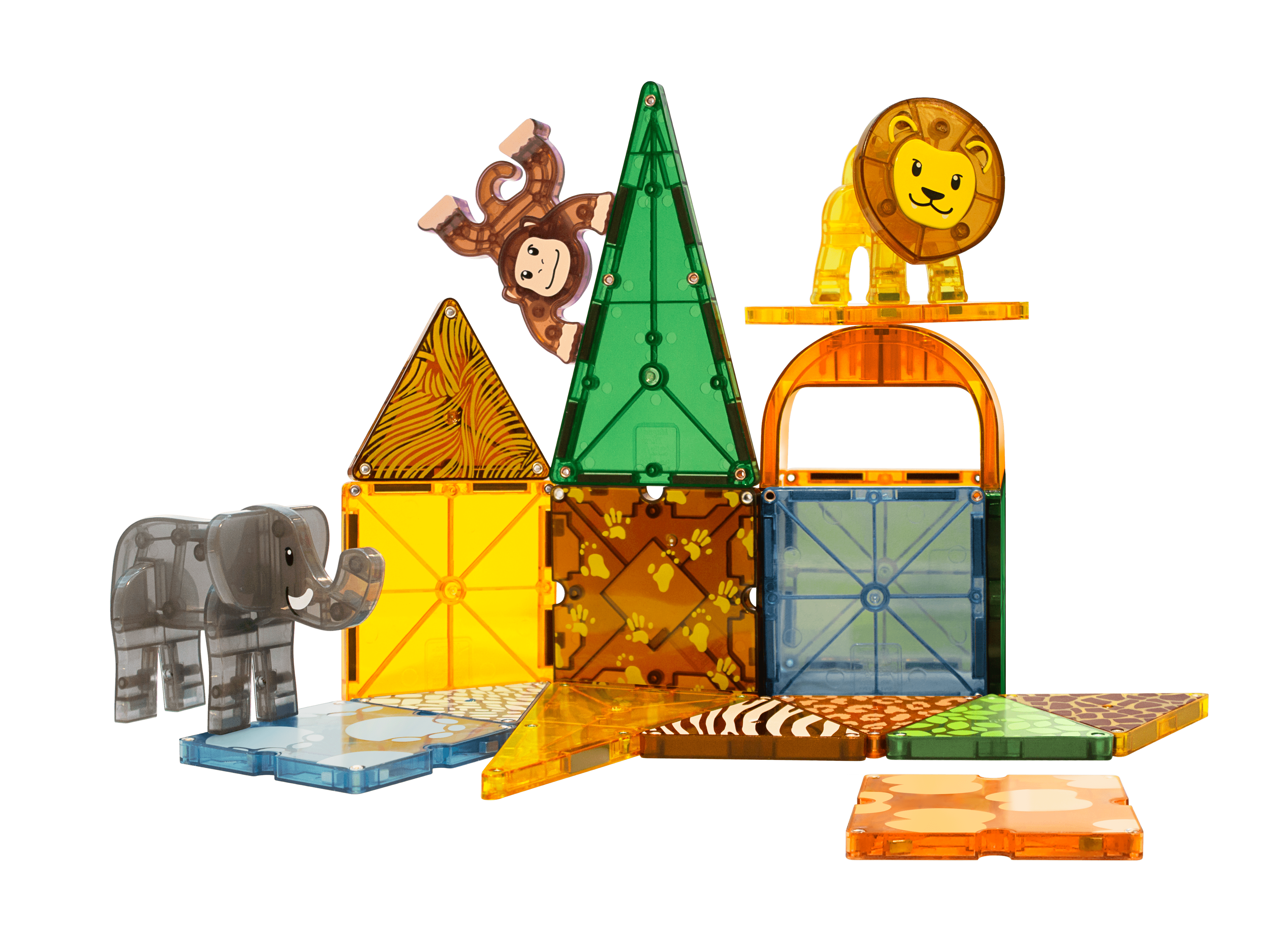 Μαγνητικά Πλακίδια Magna-Tiles Safari Animals 25τμχ 20925 – Vintage Lovers