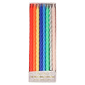 Meri Meri Multi Neon Twisted Candles (x 16)