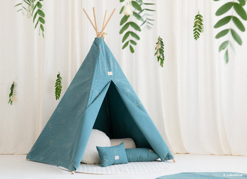 Cushion 22x52cm Hardy Gold Confetti-Magic green New Elements Nobodinoz