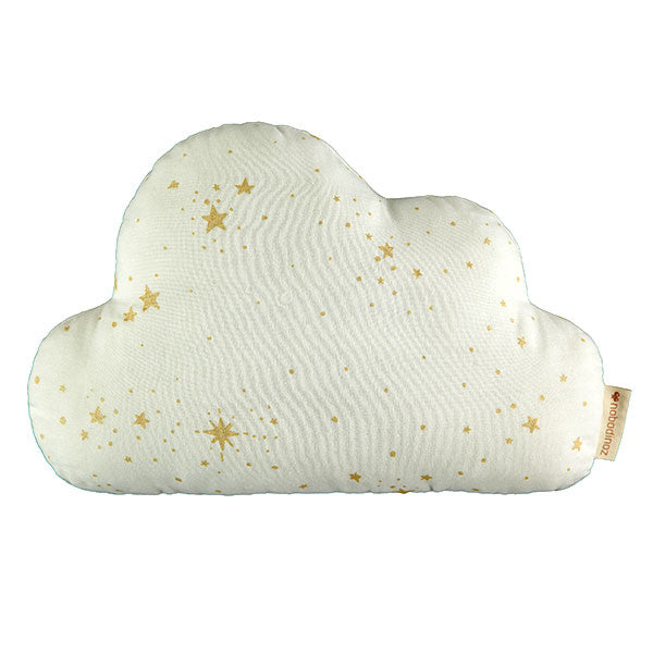 Cloud cushion gold stella white 38x24cm Nobodinoz
