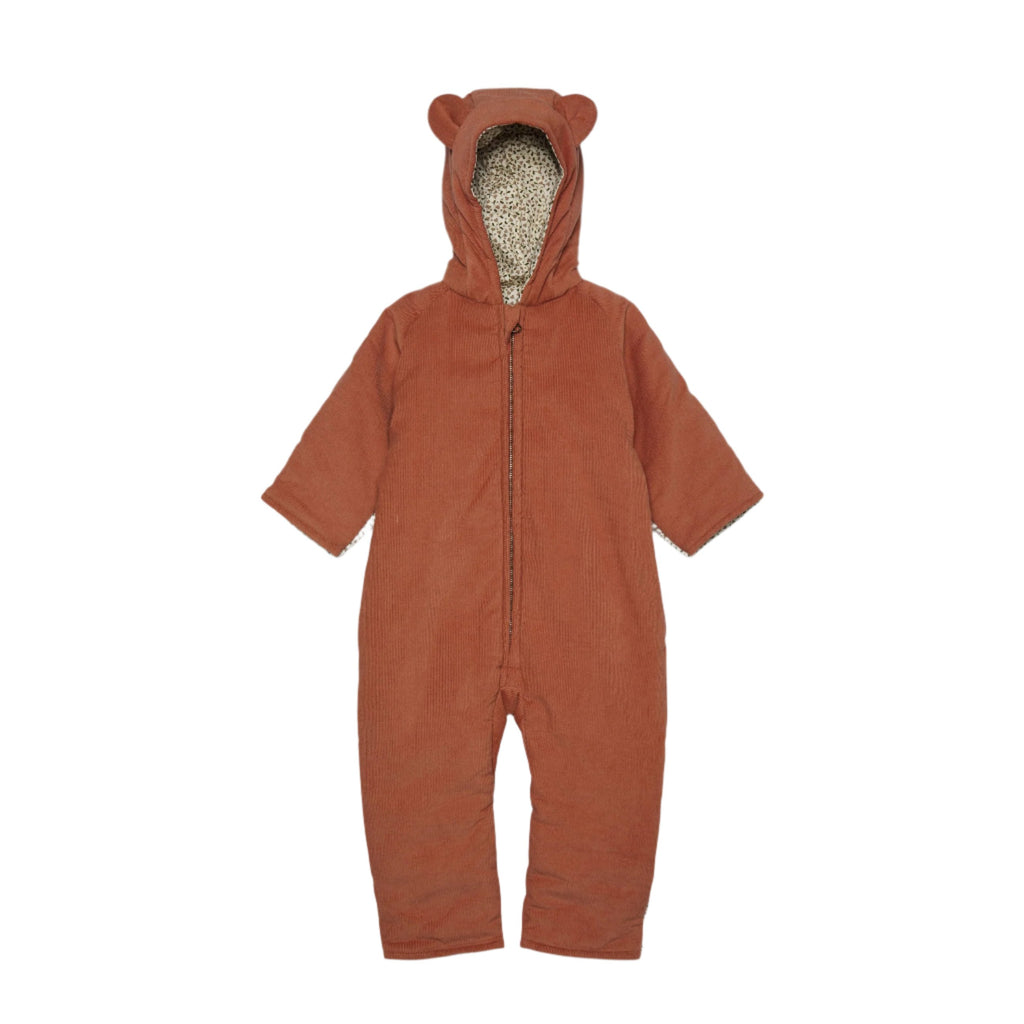 Organic Cotton curduroy Baby Teddy - 12M-3Y Apple Butter Konges Slojd