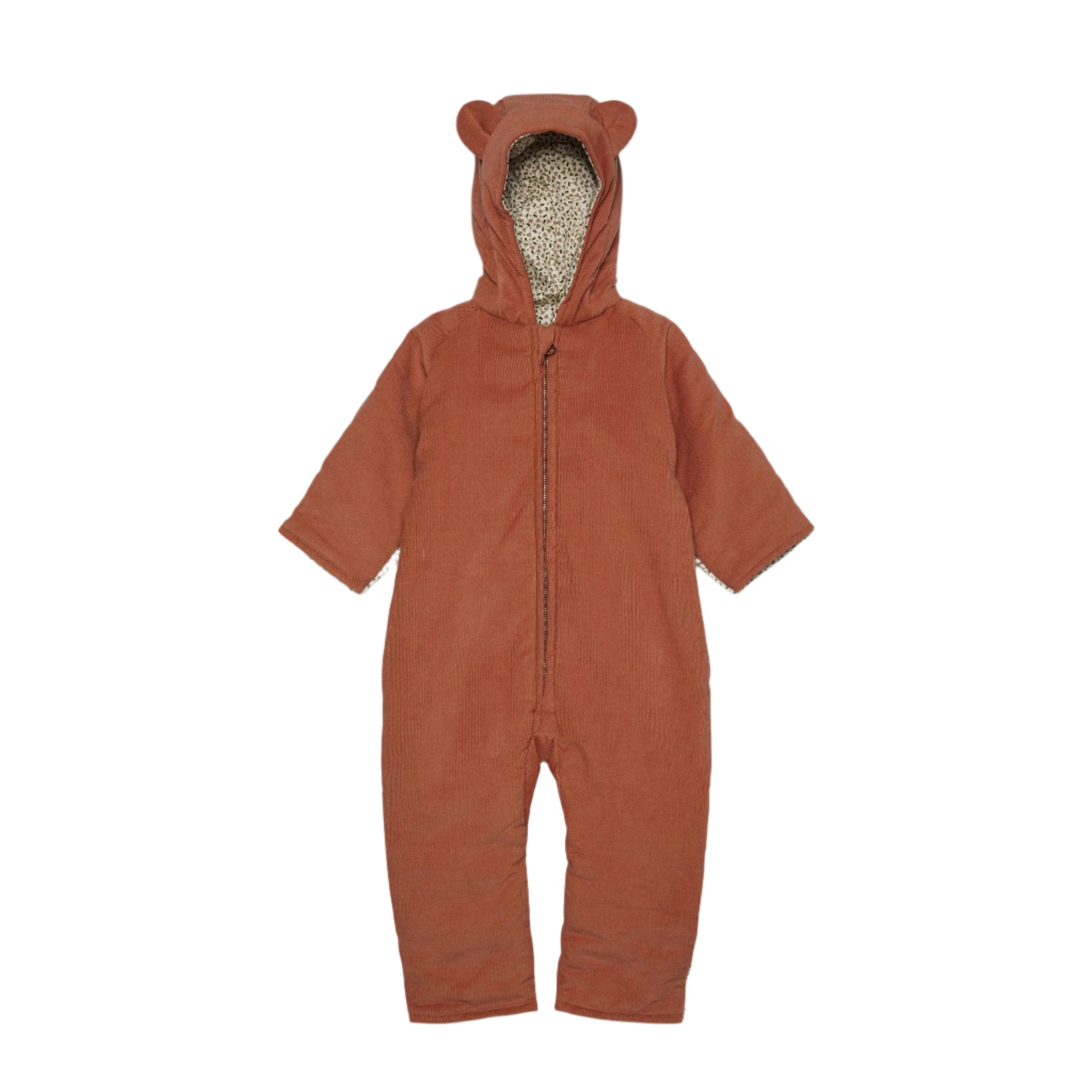Organic Cotton curduroy Baby Teddy - 12M-3Y Apple Butter Konges Slojd