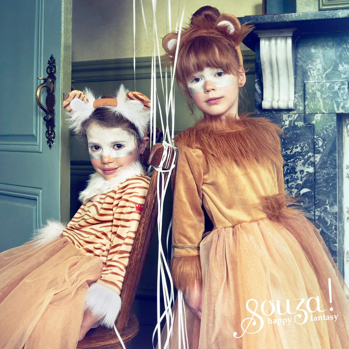 Παιδική στολή φόρεμα και στέκα Λιοντάρι 3-10 ετών