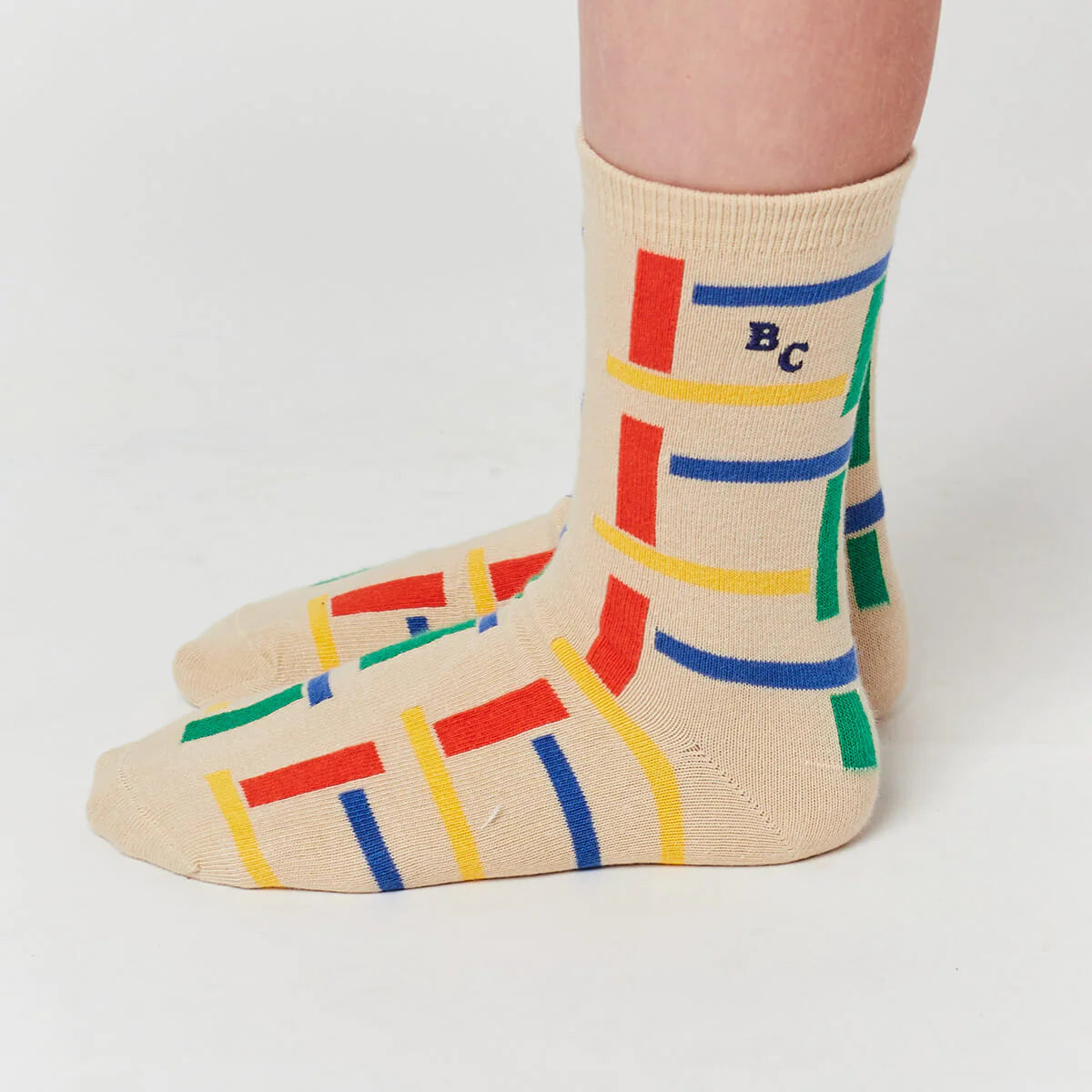 Kid's multicolor long socks-Bobo Choses-23-37