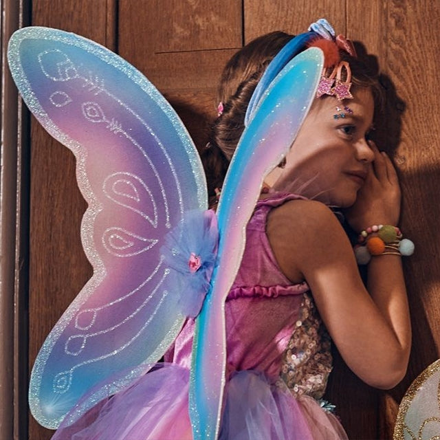 Παιδική στολή φόρεμα Νεράϊδας με φτερά Felicity Fairy  3-10 ετών