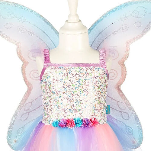 Παιδική στολή φόρεμα Νεράϊδας με φτερά Felicity Fairy  3-10 ετών