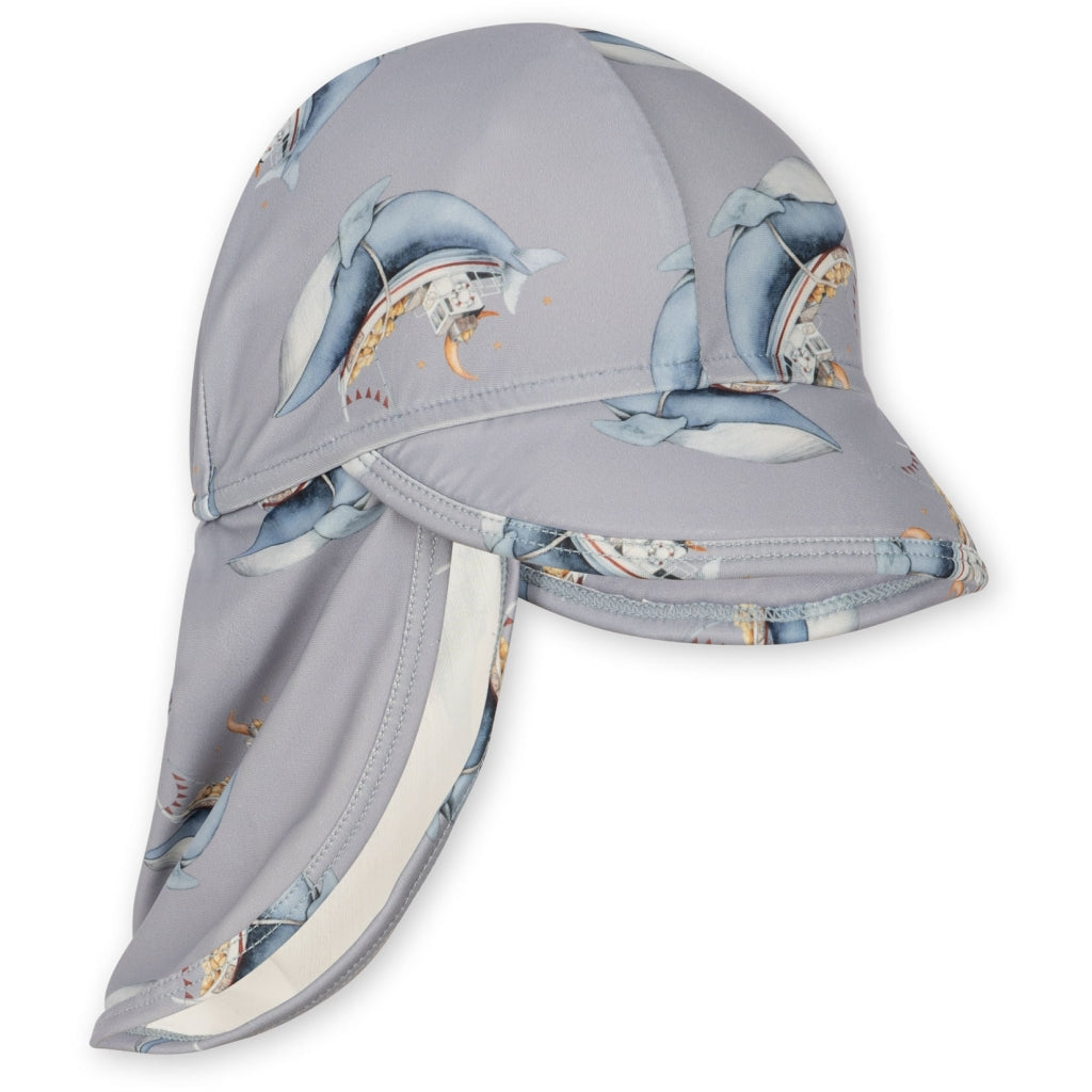 Παιδικό αδιάβροχο αντιηλιακό καπέλο UPF 50+ Whale boat 3M-6Μ