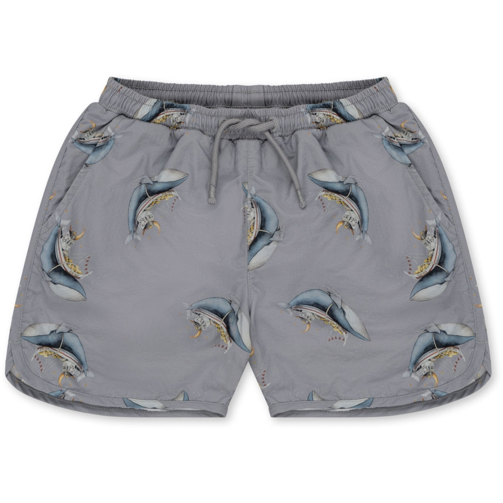 Children's swimshorts Whale boat 9M-10Y Konges Slojd