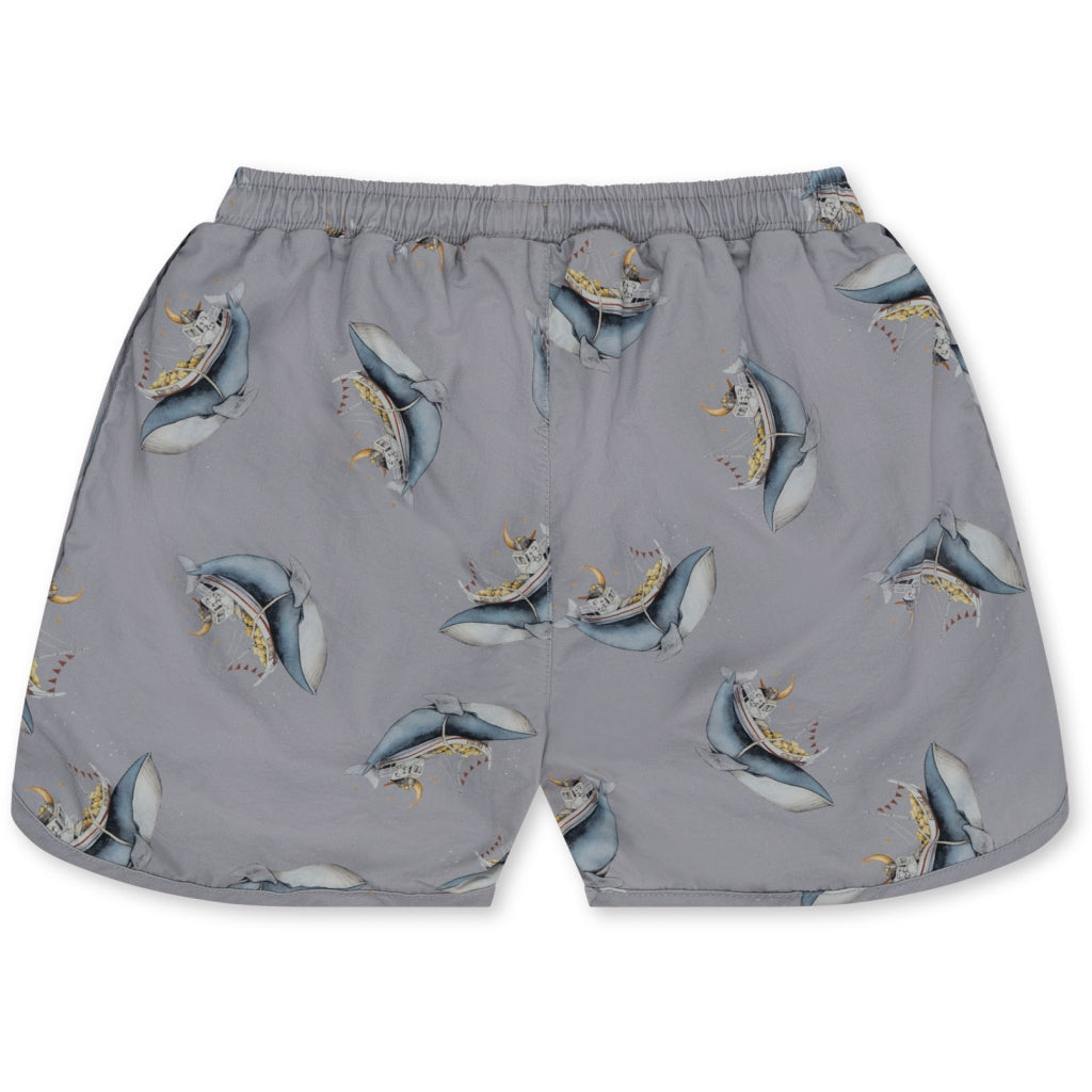 Children's swimshorts Whale boat 9M-10Y Konges Slojd