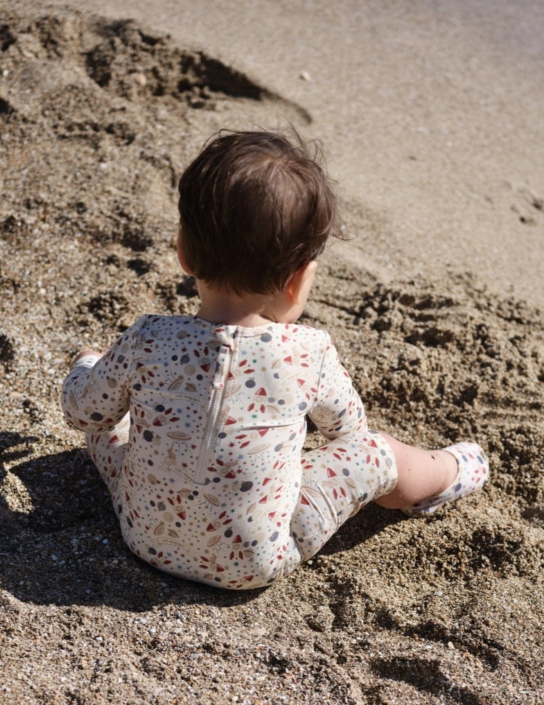 Children's onesie swimsuit Ciel Magique Bleu 6M-10Y Konges Slojd