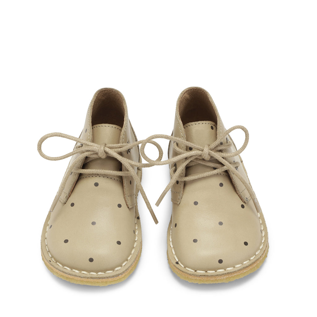 Παιδικό δερμάτινο μποτάκι Suede Chaton -Dot magnet- Νούμερο 25-30