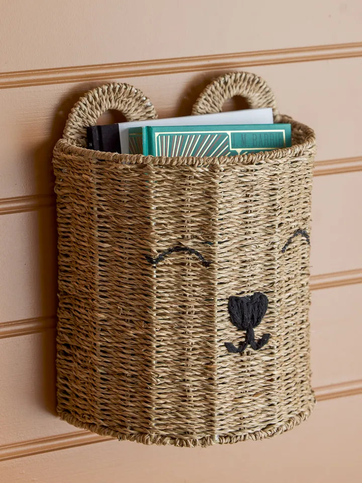 Storage basket with handles 15x33x26cm - Bloomingville - Seagrass