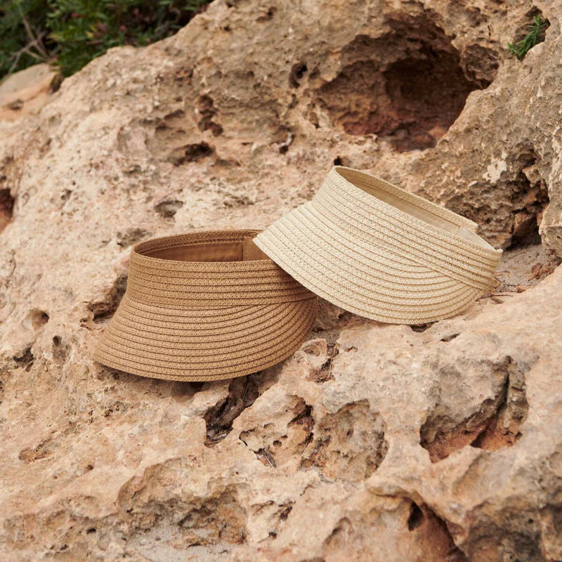 Children's straw hat  Visse visor brown - size 50-54cm - Liewood