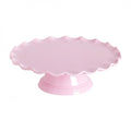 A little lovely company Cake Stand Wave Pink 28cm