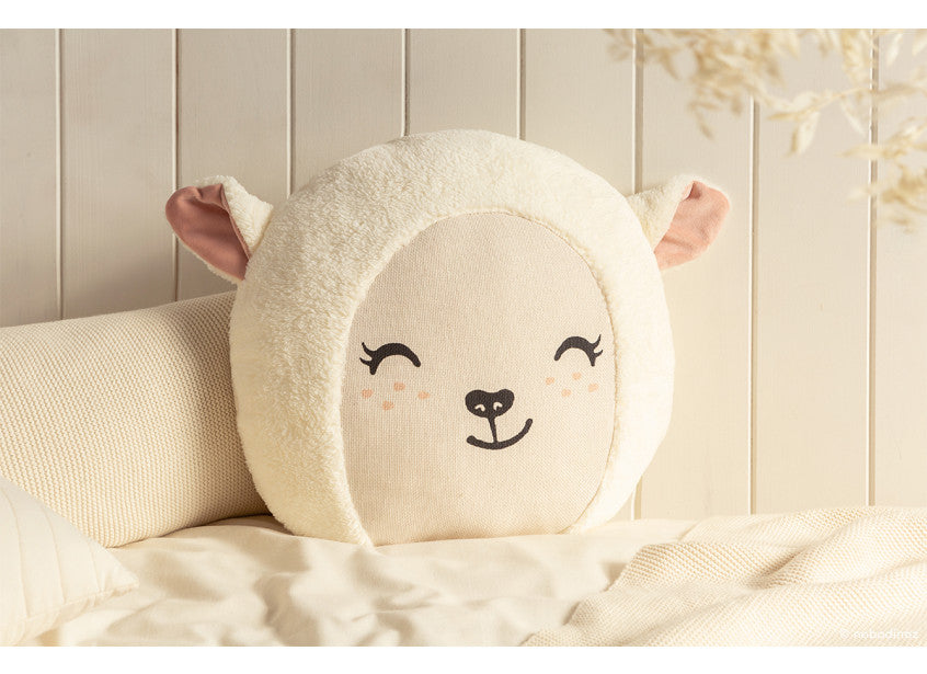 Lamb pillow Velvet 35x32x10cm Nobodinoz
