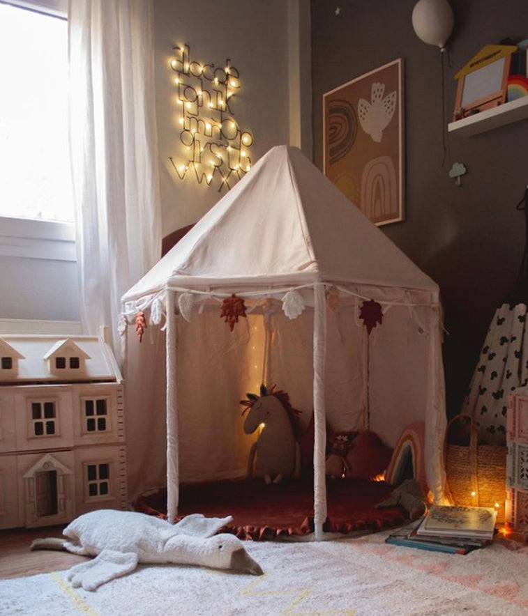 Wooden children's Montessori polygonal tent 122x142cm 3Y+ Kids Concept