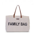 Υφασμάτινη τσάντα αλλαγής λευκή Family Bag 55x18x40 cm Childhome