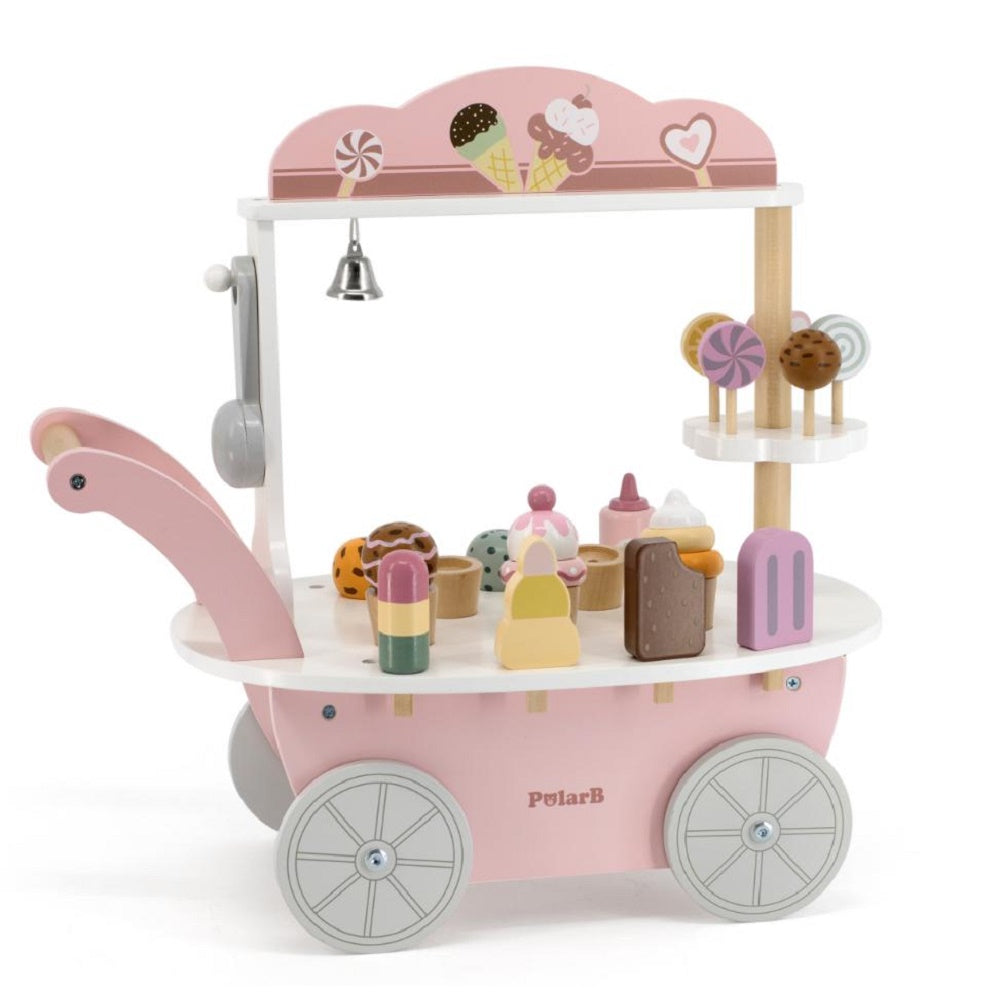 Ξύλινο παιδικό παιχνίδι παγωτατζίδικο 44x44xΒ26cm
